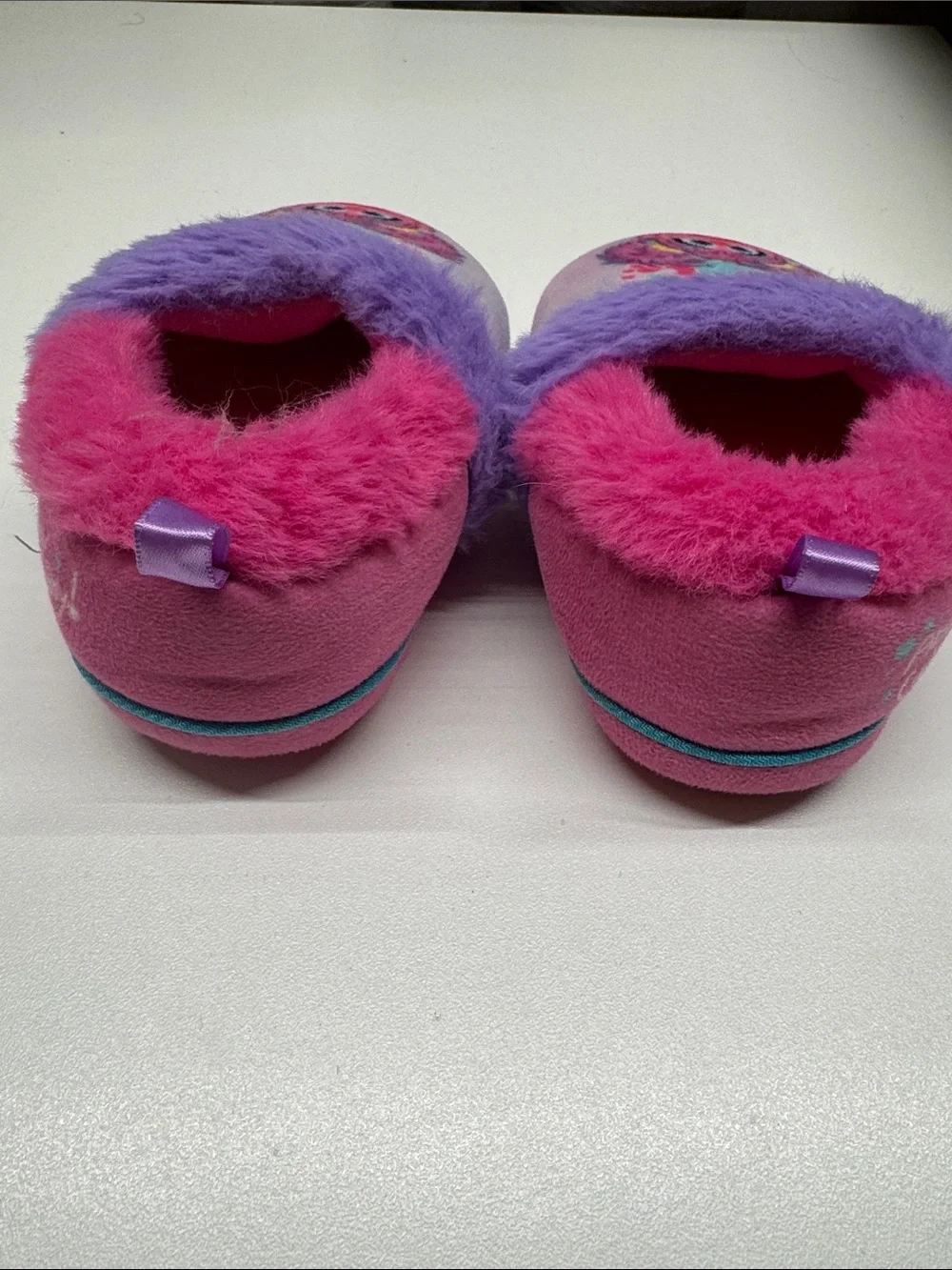 *5/$25* or *3/$15* Toddler Abby Cadabby Magical Girl Purple & Pink Furry Slipper